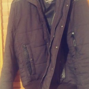 Express parka w faux fur hood